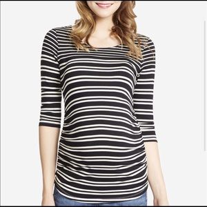 Jessica Simpson Maternity striped shirt